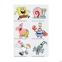 SpongeBob SquarePants Tattoos-6 PK